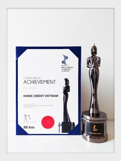 Home Credit Việt Nam nhận danh hiệu Nơi làm việc tốt nhất châu Á năm 2021 - Ảnh 2. Home Credit Việt Nam nhận danh hiệu Nơi làm việc tốt nhất châu Á năm 2021 - Ảnh 2.
