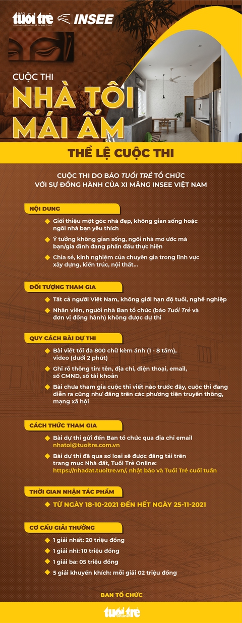 Mời bạn đọc tham gia cuộc thi Nhà tôi - Mái ấm - Ảnh 2. Mời bạn đọc tham gia cuộc thi Nhà tôi - Mái ấm - Ảnh 2.