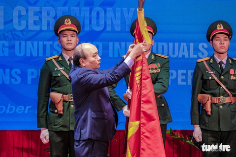 Chủ tịch nước: Chiến sĩ mũ nồi xanh đại diện cho Việt Nam yêu hòa bình, vì hòa bình - Ảnh 5. Chủ tịch nước: Chiến sĩ mũ nồi xanh đại diện cho Việt Nam yêu hòa bình, vì hòa bình - Ảnh 5.