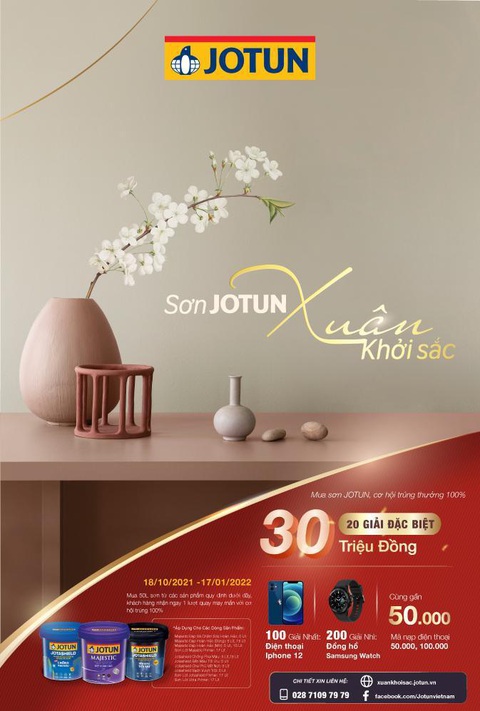 Jotun tung chương trình xuân khởi sắc – giúp tổ ấm thay áo mới hậu COVID-19 - Ảnh 1. Jotun tung chương trình xuân khởi sắc – giúp tổ ấm thay áo mới hậu COVID-19 - Ảnh 1.
