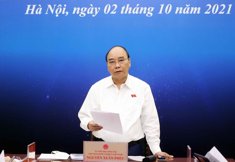 Chủ tịch nước Nguyễn Xuân Phúc: ‘Ánh sáng đã xuất hiện cuối đường hầm’ - Ảnh 1. Chủ tịch nước Nguyễn Xuân Phúc: ‘Ánh sáng đã xuất hiện cuối đường hầm’ - Ảnh 1.
