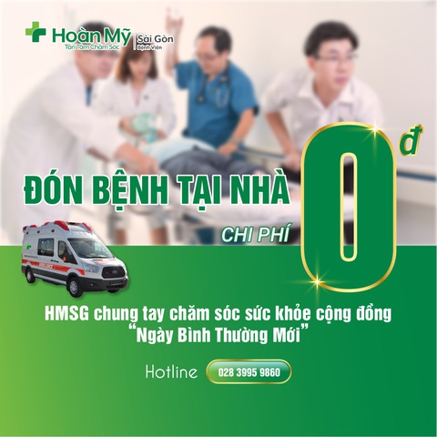Bệnh viện Hoàn Mỹ Sài Gòn đón bệnh tại nhà – chi phí 0 đồng - Ảnh 1. Bệnh viện Hoàn Mỹ Sài Gòn đón bệnh tại nhà – chi phí 0 đồng - Ảnh 1.