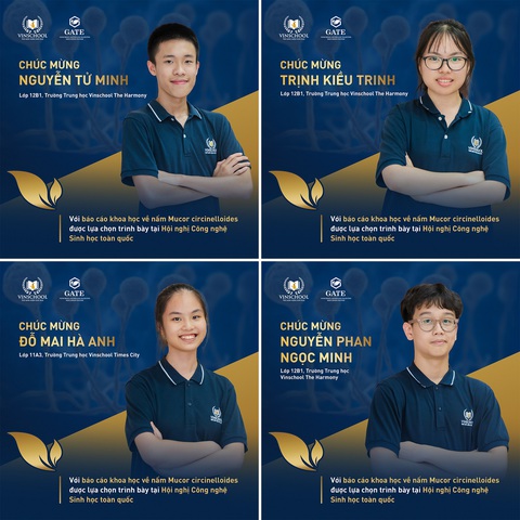 Học sinh Vinschool báo cáo khoa học tại Hội nghị Công nghệ Sinh học toàn quốc 2021 - Ảnh 1. Học sinh Vinschool báo cáo khoa học tại Hội nghị Công nghệ Sinh học toàn quốc 2021 - Ảnh 1.