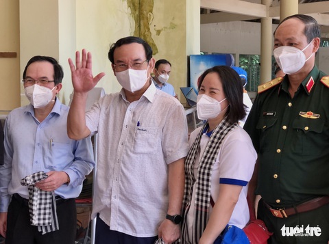 Bí thư Nguyễn Văn Nên cùng lực lượng tuyến đầu tham quan Củ Chi - Tây Ninh - Ảnh 1. Bí thư Nguyễn Văn Nên cùng lực lượng tuyến đầu tham quan Củ Chi - Tây Ninh - Ảnh 1.