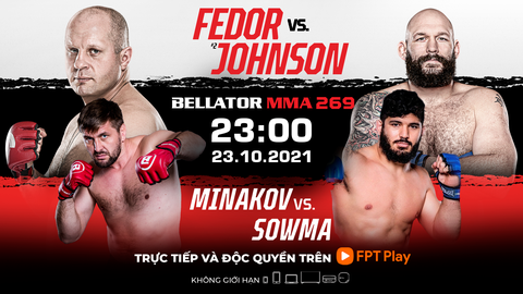 Bellator MMA 269: Emelianenko quyết giã từ sự nghiệp bằng một trận thắng - Ảnh 5. Bellator MMA 269: Emelianenko quyết giã từ sự nghiệp bằng một trận thắng - Ảnh 5.