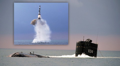 Đông Bắc Á chạy đua tên lửa SLBM - Ảnh 1. Đông Bắc Á chạy đua tên lửa SLBM - Ảnh 1.
