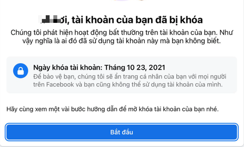 Nhiều người bất ngờ bị Facebook khóa tài khoản - Ảnh 1. Nhiều người bất ngờ bị Facebook khóa tài khoản - Ảnh 1.