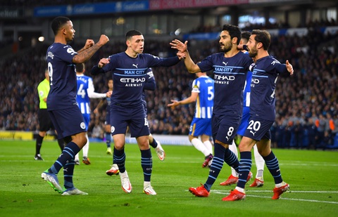 Man City đè bẹp ‘hiện tượng’ Brighton - Ảnh 1. Man City đè bẹp ‘hiện tượng’ Brighton - Ảnh 1.