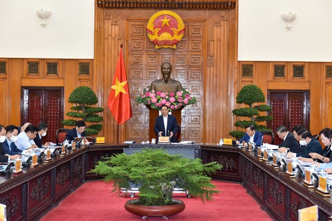 Thủ tướng chủ trì thảo luận về chương trình phục hồi tổng thể kinh tế - xã hội - Ảnh 1. Thủ tướng chủ trì thảo luận về chương trình phục hồi tổng thể kinh tế - xã hội - Ảnh 1.