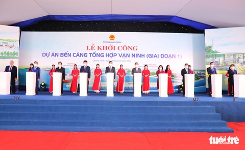 Quảng Ninh khởi công 4 dự án trị giá 12 tỉ USD - Ảnh 1. Quảng Ninh khởi công 4 dự án trị giá 12 tỉ USD - Ảnh 1.