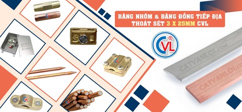 Cát Vạn Lợi sản xuất băng nhôm tiếp địa đạt chuẩn IEC 62561 - Ảnh 1. Cát Vạn Lợi sản xuất băng nhôm tiếp địa đạt chuẩn IEC 62561 - Ảnh 1.