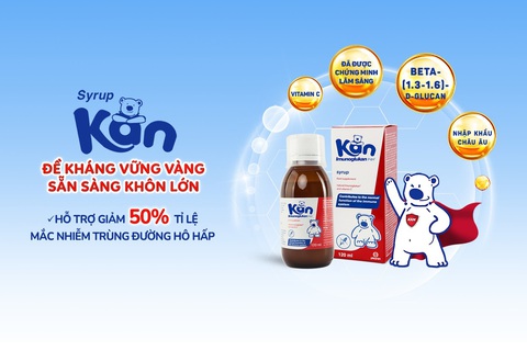 Chủ động bảo vệ sức khỏe bé thời điểm giao mùa với siro Kan - Ảnh 2. Chủ động bảo vệ sức khỏe bé thời điểm giao mùa với siro Kan - Ảnh 2.
