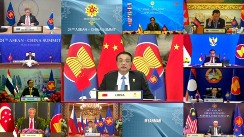 Thủ tướng Trung Quốc nêu loạt cam kết tại hội nghị với ASEAN - Ảnh 1. Thủ tướng Trung Quốc nêu loạt cam kết tại hội nghị với ASEAN - Ảnh 1.