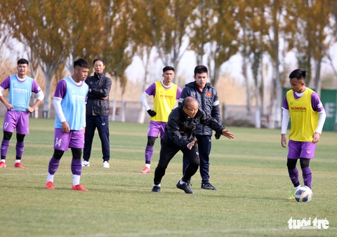 Ông Park rèn U23 Việt Nam bở hơi tai sau trận thắng chật vật U23 Đài Loan - Ảnh 4. Ông Park rèn U23 Việt Nam bở hơi tai sau trận thắng chật vật U23 Đài Loan - Ảnh 4.