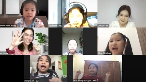 VUS giúp trẻ tăng tương tác tại lớp học trực tuyến - Ảnh 1. VUS giúp trẻ tăng tương tác tại lớp học trực tuyến - Ảnh 1.
