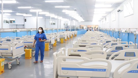 Bệnh viện Trưng Vương mở thêm khu chuyên chữa bệnh nhân COVID-19 nặng - Ảnh 1. Bệnh viện Trưng Vương mở thêm khu chuyên chữa bệnh nhân COVID-19 nặng - Ảnh 1.