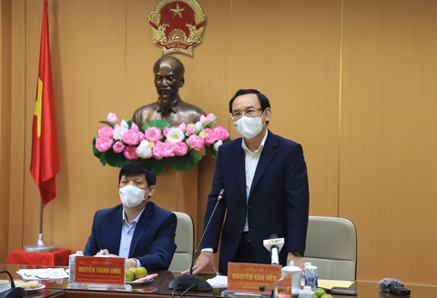 Bí thư Nguyễn Văn Nên: Ngành y tế đã đồng cam cộng khổ cùng nhân dân TP.HCM vượt qua thử thách - Ảnh 1. Bí thư Nguyễn Văn Nên: Ngành y tế đã đồng cam cộng khổ cùng nhân dân TP.HCM vượt qua thử thách - Ảnh 1.