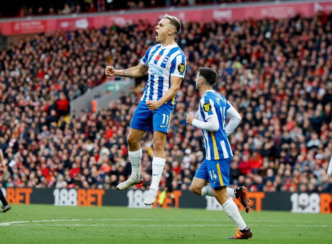 Crystal Palace quật ngã Man City, Liverpool bị Brighton cầm chân dù dẫn trước 2-0 - Ảnh 4. Crystal Palace quật ngã Man City, Liverpool bị Brighton cầm chân dù dẫn trước 2-0 - Ảnh 4.