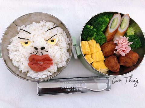 Mẹ bỉm làm hộp cơm kinh dị ghẹo chồng dịp Halloween - Ảnh 5. Mẹ bỉm làm hộp cơm kinh dị ghẹo chồng dịp Halloween - Ảnh 5.