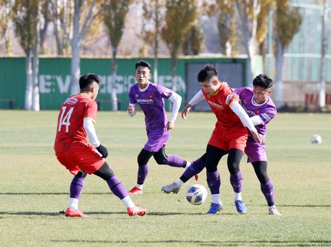 Ông Park cho U23 Việt Nam đá đối kháng để tìm đội hình mạnh đấu U23 Myanmar - Ảnh 1. Ông Park cho U23 Việt Nam đá đối kháng để tìm đội hình mạnh đấu U23 Myanmar - Ảnh 1.
