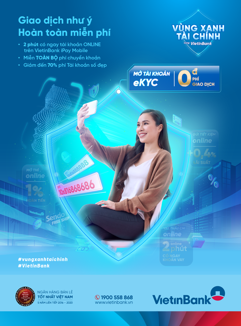 Giao dịch thông minh với các Gói tài khoản 0 phí của VietinBank - Ảnh 1. Giao dịch thông minh với các Gói tài khoản 0 phí của VietinBank - Ảnh 1.