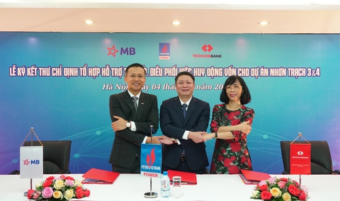 Techcombank và MB thu xếp 1,4 tỉ USD cho dự án điện khí của PVPower - Ảnh 1. Techcombank và MB thu xếp 1,4 tỉ USD cho dự án điện khí của PVPower - Ảnh 1.