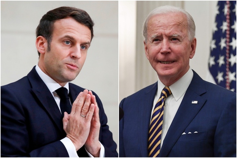 Ông Macron sẽ gặp ông Biden sau căng thẳng về AUKUS - Ảnh 1. Ông Macron sẽ gặp ông Biden sau căng thẳng về AUKUS - Ảnh 1.