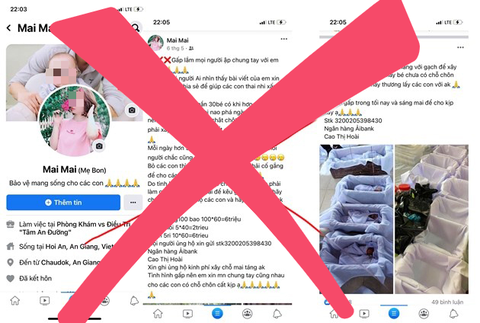 Khởi tố người kêu gọi từ thiện trên Facebook rồi ăn chặn tiền - Ảnh 2. Khởi tố người kêu gọi từ thiện trên Facebook rồi ăn chặn tiền - Ảnh 2.