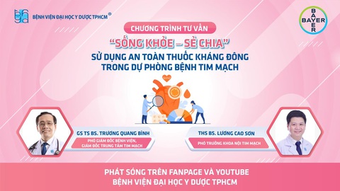 Chương trình tư vấn: Sử dụng an toàn thuốc kháng đông trong dự phòng các bệnh lý tim mạch - Ảnh 5. Chương trình tư vấn: Sử dụng an toàn thuốc kháng đông trong dự phòng các bệnh lý tim mạch - Ảnh 5.