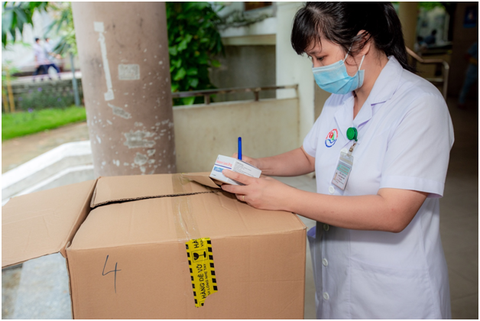 Thêm 1 triệu viên thuốc Molnupiravir thí điểm điều trị có kiểm soát F0 tại nhà - Ảnh 2. Thêm 1 triệu viên thuốc Molnupiravir thí điểm điều trị có kiểm soát F0 tại nhà - Ảnh 2.