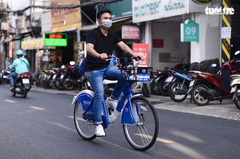 500 xe đạp công cộng về tới TP.HCM, gắn GPS cho dễ đi lại - Ảnh 1. 500 xe đạp công cộng về tới TP.HCM, gắn GPS cho dễ đi lại - Ảnh 1.