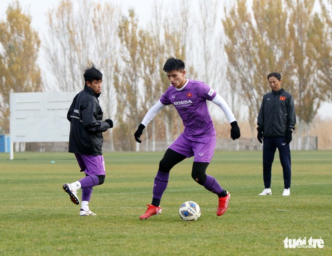 U23 Việt Nam tập sút 11m, dự phòng không thể thắng U23 Myanmar - Ảnh 1. U23 Việt Nam tập sút 11m, dự phòng không thể thắng U23 Myanmar - Ảnh 1.
