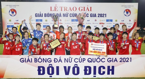 CLB Thành phố Hồ Chí Minh I vô địch Giải bóng đá nữ Cúp quốc gia 2021 - Ảnh 1. CLB Thành phố Hồ Chí Minh I vô địch Giải bóng đá nữ Cúp quốc gia 2021 - Ảnh 1.