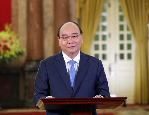 Ba đề xuất của Chủ tịch nước Nguyễn Xuân Phúc với các CEO hàng đầu APEC - Ảnh 1. Ba đề xuất của Chủ tịch nước Nguyễn Xuân Phúc với các CEO hàng đầu APEC - Ảnh 1.