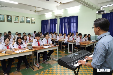 TP.HCM: Nhiều quận huyện không tuyển được giáo viên nhạc, họa - Ảnh 1. TP.HCM: Nhiều quận huyện không tuyển được giáo viên nhạc, họa - Ảnh 1.