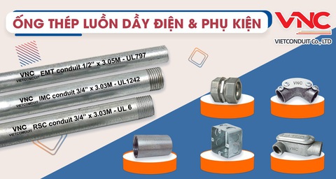 Ống thép luồn dây điện EMT chuẩn UL 797 - Thay thế hàng nhập khẩu - Ảnh 1. Ống thép luồn dây điện EMT chuẩn UL 797 - Thay thế hàng nhập khẩu - Ảnh 1.