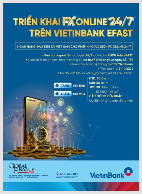 VietinBank tiên phong cung cấp dịch vụ mua - bán ngoại tệ trực tuyến - Ảnh 1. VietinBank tiên phong cung cấp dịch vụ mua - bán ngoại tệ trực tuyến - Ảnh 1.