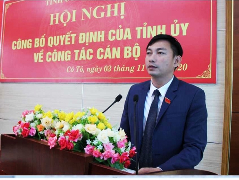 Quảng Ninh phân công 2 cán bộ thay thế bí thư huyện Cô Tô vừa bị đình chỉ - Ảnh 1. Quảng Ninh phân công 2 cán bộ thay thế bí thư huyện Cô Tô vừa bị đình chỉ - Ảnh 1.