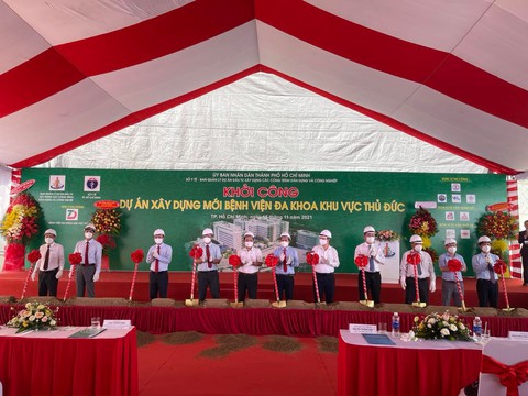 Khởi công xây mới Bệnh viện Đa khoa khu vực Thủ Đức - Ảnh 1. Khởi công xây mới Bệnh viện Đa khoa khu vực Thủ Đức - Ảnh 1.