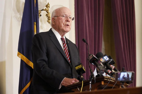 Thượng nghị sĩ Mỹ Patrick Leahy về hưu - Ảnh 1. Thượng nghị sĩ Mỹ Patrick Leahy về hưu - Ảnh 1.