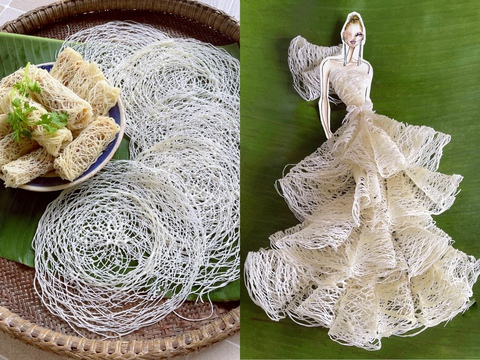 Bộ sưu tập thời trang làm từ bánh dân gian xác lập kỷ lục Việt Nam - Ảnh 6. Bộ sưu tập thời trang làm từ bánh dân gian xác lập kỷ lục Việt Nam - Ảnh 6.