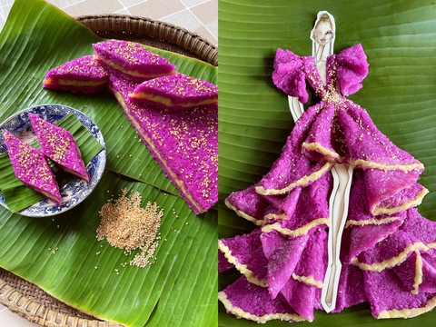 Bộ sưu tập thời trang làm từ bánh dân gian xác lập kỷ lục Việt Nam - Ảnh 8. Bộ sưu tập thời trang làm từ bánh dân gian xác lập kỷ lục Việt Nam - Ảnh 8.