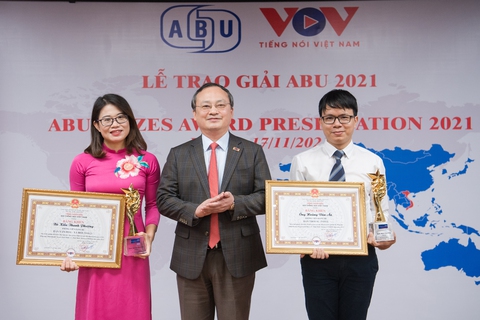 Hiệp hội Phát thanh - truyền hình châu Á - Thái Bình Dương (ABU) trao 2 giải cho VOV - Ảnh 1. Hiệp hội Phát thanh - truyền hình châu Á - Thái Bình Dương (ABU) trao 2 giải cho VOV - Ảnh 1.