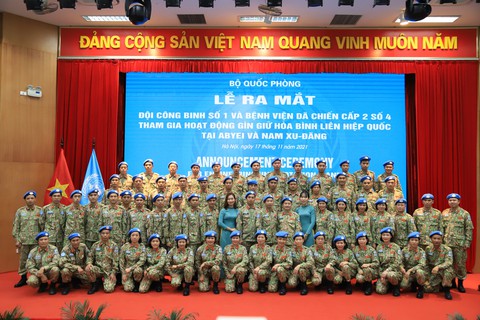 Lần đầu tiên Công binh Việt Nam tham gia Lực lượng gìn giữ hòa bình - Ảnh 1. Lần đầu tiên Công binh Việt Nam tham gia Lực lượng gìn giữ hòa bình - Ảnh 1.