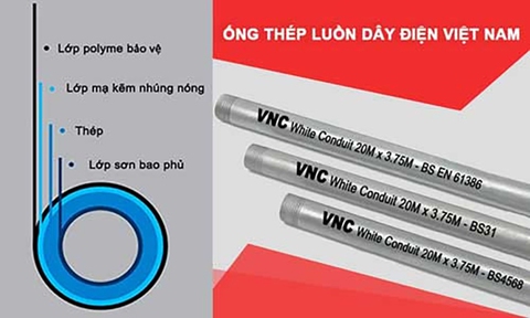 Ống thép luồn dây điện BS 4568 Vietconduit được lắp đặt tại nhiều công trình - Ảnh 2. Ống thép luồn dây điện BS 4568 Vietconduit được lắp đặt tại nhiều công trình - Ảnh 2.