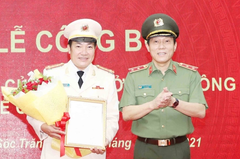 Phó giám đốc Công an An Giang làm giám đốc Công an Sóc Trăng - Ảnh 1. Phó giám đốc Công an An Giang làm giám đốc Công an Sóc Trăng - Ảnh 1.