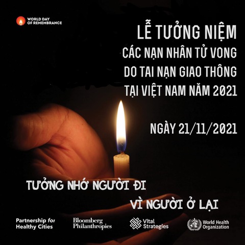 20h tối nay 21-11, tổ chức lễ tưởng niệm các nạn nhân tai nạn giao thông - Ảnh 1. 20h tối nay 21-11, tổ chức lễ tưởng niệm các nạn nhân tai nạn giao thông - Ảnh 1.