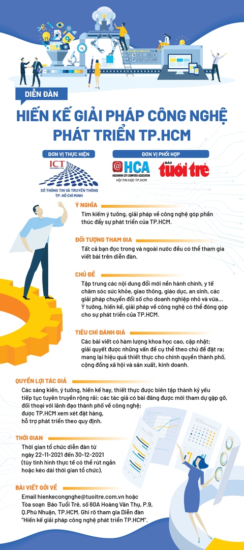 Khởi động diễn đàn Hiến kế giải pháp công nghệ phát triển TP.HCM - Ảnh 8. Khởi động diễn đàn Hiến kế giải pháp công nghệ phát triển TP.HCM - Ảnh 8.