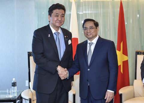 Thủ tướng Phạm Minh Chính gặp Bộ trưởng Quốc phòng Nhật Bản - Ảnh 1. Thủ tướng Phạm Minh Chính gặp Bộ trưởng Quốc phòng Nhật Bản - Ảnh 1.