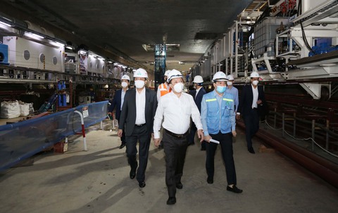 Phấn đấu 2022 vận hành phần nổi, 2025 vận hành toàn tuyến Nhổn - ga Hà Nội - Ảnh 1. Phấn đấu 2022 vận hành phần nổi, 2025 vận hành toàn tuyến Nhổn - ga Hà Nội - Ảnh 1.